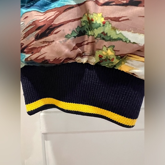 NWOT POLO Ralph Lauren Outrigger Hawaiian Tropical Print Bomber Down Jacket M - Picture 8 of 14